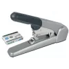 Leitz Heavy Duty Flat Clinch Stapler, 60 sheets, Grey, Light grey, Standard clinch, 25/10, 6 cm, 110 staples