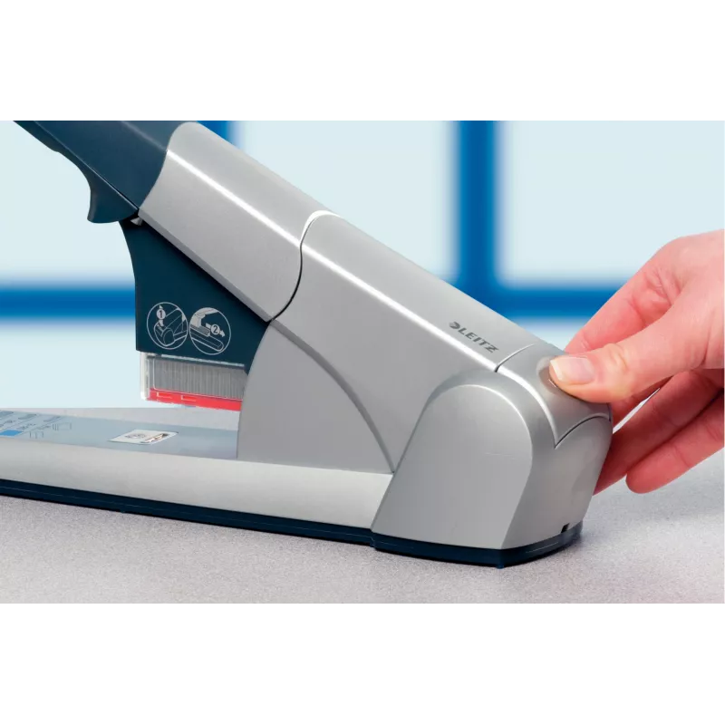 Leitz Heavy Duty Stapler, 80 sheets, Silver, Leitz 5591, 5592, 5593, 5594, Metal, Plastic, 4.3 cm, 1 kg