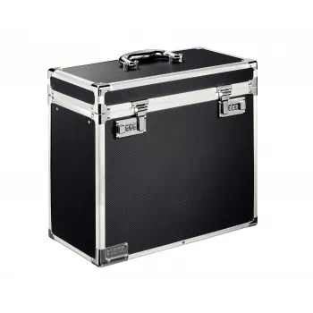 Leitz Mobile Filing Case Lockable A4, Black, Chrome, Plastic, Combination lock, 15 L, 366 mm, 165 mm