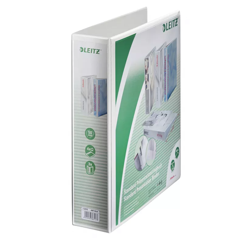 Leitz 42870001 ring binder A4 White
