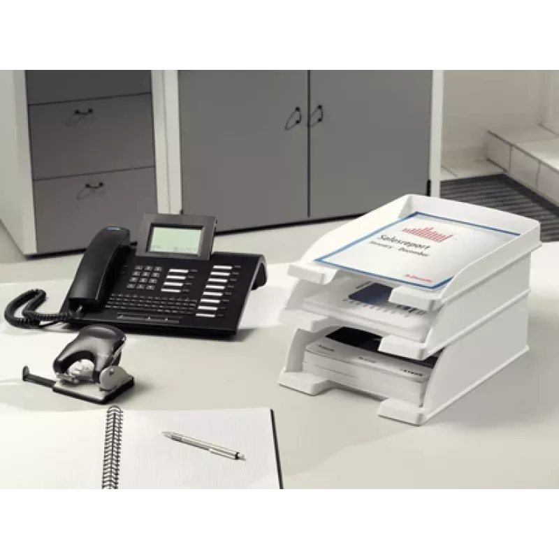 Leitz Letter tray Plus Jumbo, Plastic, White, A4, 255 x 103 x 357 mm, 340 g, 1 pc(s)