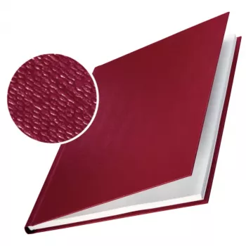 Leitz impressBIND covers Hard linen 10,5 mm, A4, Carton, Red, 105 sheets, 1.05 cm, 216 mm