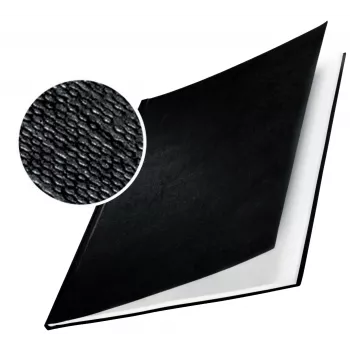 Leitz impressBIND covers Hard linen 14,0 mm, A4, Carton, Black, Matt, 140 sheets, 1.4 cm