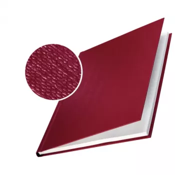 Leitz impressBIND covers Hard linen 14,0 mm, A4, Carton, Red, 140 sheets, 216 mm, 302 mm