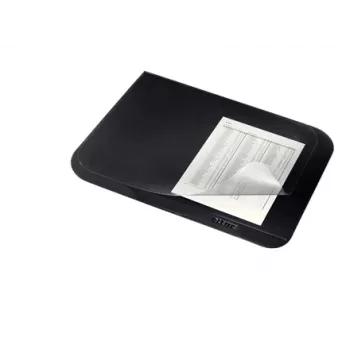 Leitz Plus Desk Mat, Black, Polyvinyl chloride (PVC), 530 mm, 400 mm, 1 pc(s)