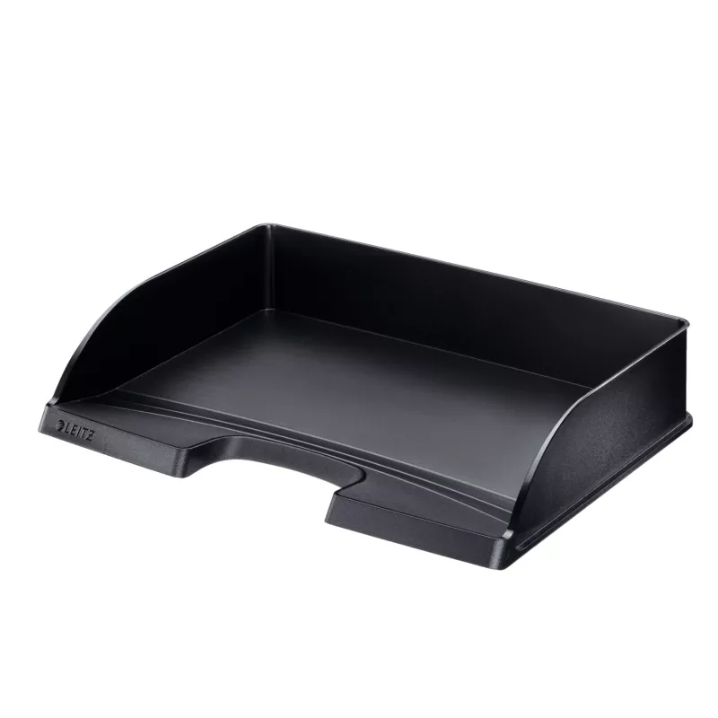 Leitz Letter tray Plus Landscape Standard, Plastic, Black, A4, 350 x 245 x 63 mm, 363 mm, 273 mm