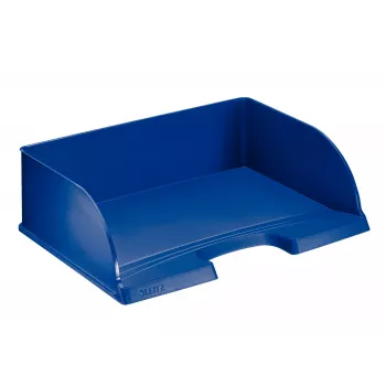 Leitz Letter tray Plus Landscape Jumbo, Plastic, Blue, A4, Letter, Note, Paper, 350 x 245 x 97 mm, 363 x 273 x 103 mm