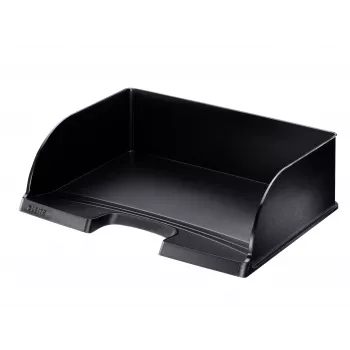 Leitz Letter tray Plus Landscape Jumbo, Plastic, Black, Envelope, Letter, Note, Paper, 350 x 103 x 273 mm, 363 x 273 x 103 mm, 400 g