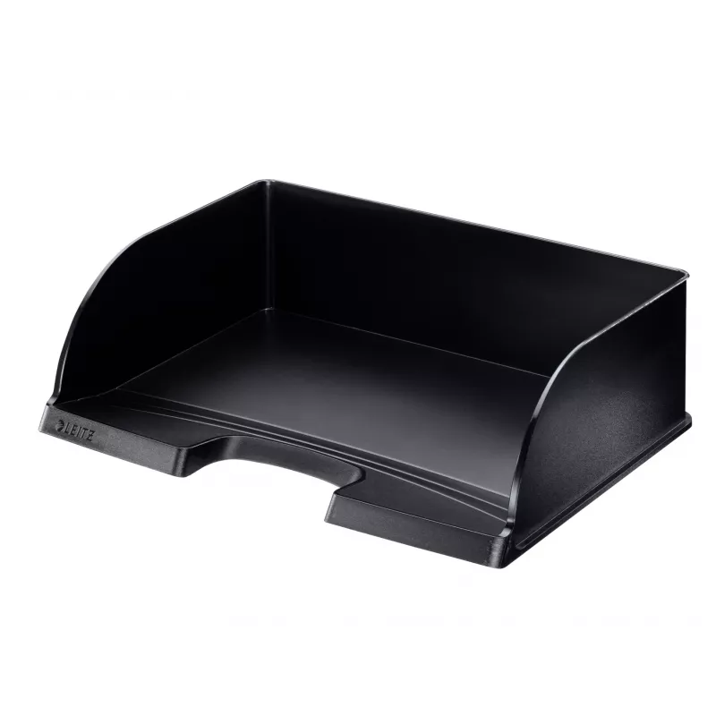 Leitz Letter tray Plus Landscape Jumbo, Plastic, Black, Envelope, Letter, Note, Paper, 350 x 103 x 273 mm, 363 x 273 x 103 mm, 400 g