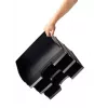 Leitz Letter tray Plus Landscape Jumbo, Plastic, Black, Envelope, Letter, Note, Paper, 350 x 103 x 273 mm, 363 x 273 x 103 mm, 400 g