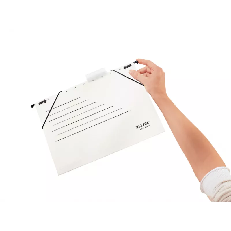 Leitz Suspension File Alpha Active FSC®, A4, White, Cardboard, 348 mm, 260 mm, 90 g