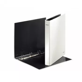 Leitz Ringbinder WOW Laminated A4+ 4DR/25mm, A4, Carton, White, 230 sheets, 80 g/m², 2.5 cm