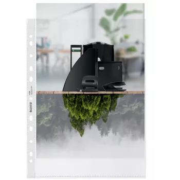 Leitz Recycle A4 Pocket, 210 x 297 mm (A4), Transparent, Polypropylene (PP), Portrait, 0.1 mm, 230 mm