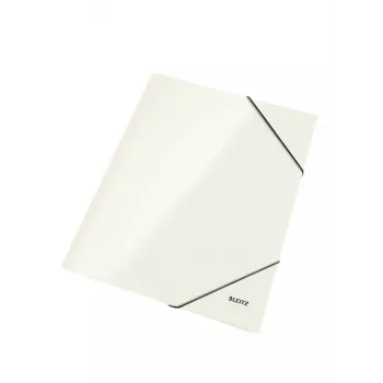 Leitz 3-Flap Folder WOW Card/POB A4, A4, Polypropylene (PP), Metallic, White, 250 sheets, 241 mm, 5 mm