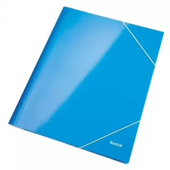 Leitz 3-Flap Folder WOW Card/POB A4, A4, Polypropylene (PP), Blue, 250 sheets, 80 g/m², Paper