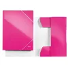 Leitz 3-Flap Folder WOW Card/POB A4, A4, Polypropylene (PP), Pink, 250 sheets, 80 g/m², Paper