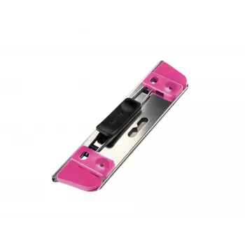 Leitz Hole Punch Active WOW for LAF's, 2 sheets, Metallic, Pink, Plastic, Stainless steel, 8 cm, 5.5 mm, 30 g