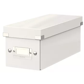 Leitz Click & Store WOW CD Storage Box, White, Carton, 143 mm, 352 mm, 136 mm, 440 g