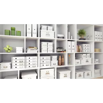 Leitz Click & Store WOW DVD Storage Box, White, Carton, 206 mm, 325 mm, 147 mm, 570 g