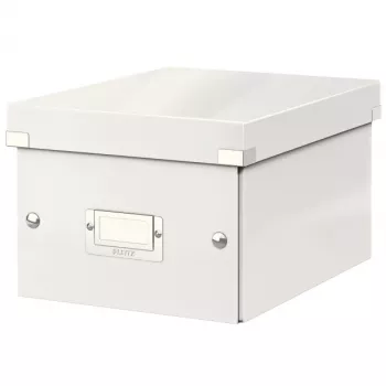 Leitz Click & Store WOW Small Storage Box, White, Carton, 7.4 L, 200 x 250 x 148 mm, 540 g, 1 pc(s)