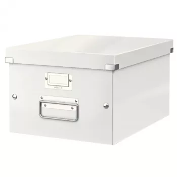 Leitz Click & Store WOW Medium Storage Box, White, Carton, 16.7 L, 265 x 335 x 188 mm, 900 g, 1 pc(s)