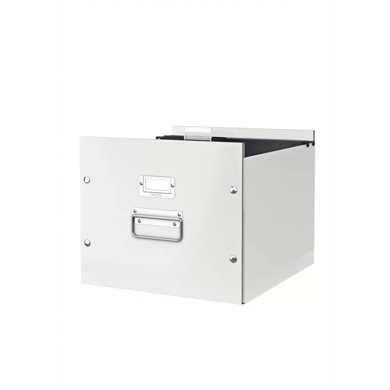 Leitz Click & Store WOW Suspension File Box, White, Carton, 1.21 kg