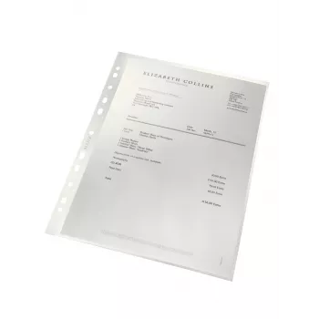 Leitz Recycle A4 Pocket, 210 x 297 mm (A4), Transparent, Polypropylene (PP), Portrait, 80 g/m², 0.1 mm