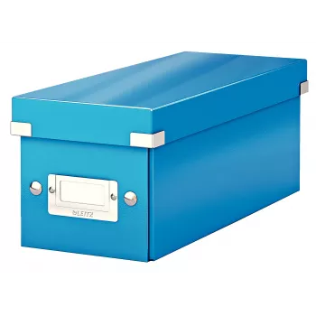 Leitz Click & Store WOW CD Storage Box, Blue, Carton, 143 mm, 352 mm, 136 mm, 440 g