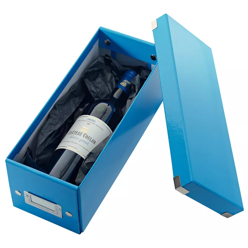 Leitz Click & Store WOW CD Storage Box, Blue, Carton, 143 mm, 352 mm, 136 mm, 440 g