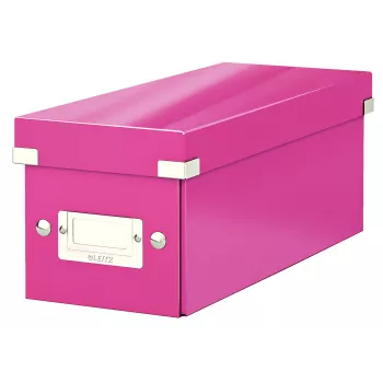 Leitz Click & Store WOW CD Storage Box, Pink, Carton, 143 mm, 352 mm, 136 mm, 440 g