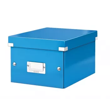Leitz Click & Store WOW Small Storage Box, Blue, Carton, 220 mm, 160 mm, 540 g