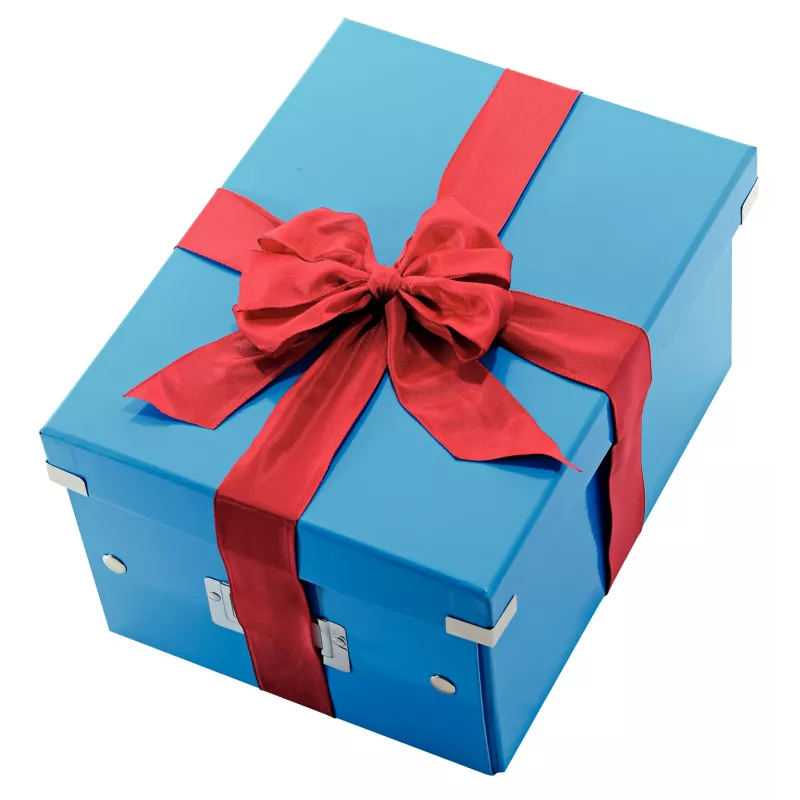 Leitz Click & Store WOW Medium Storage Box, Blue, Carton, 16.7 L, 281 mm, 200 mm, 265 x 335 x 188 mm
