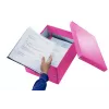 Leitz Click & Store WOW Medium Storage Box, Pink, Carton, 16.7 L, 281 mm, 200 mm, 265 x 335 x 188 mm