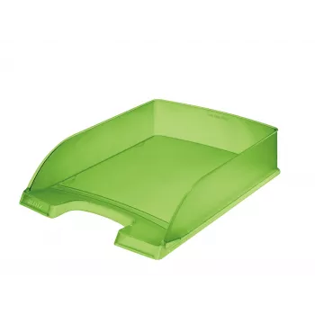Leitz Letter tray Standard Plus Frosty Standard, Plastic, Green, A4, 255 mm, 357 mm, 70 mm