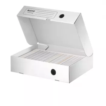 Leitz Archiving Box Infinity FSC® Horisontal 80 mm, White, A4, 190 g, 255 x 330 x 80 mm