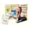 Leitz Electric Stapler 5533 NeXXt Flat Clinch 20 sheets, 20 sheets, 200 staples, 2 cm, 1 cm, Plastic, Black, White