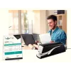 Leitz Electric Stapler 5533 NeXXt Flat Clinch 20 sheets, 20 sheets, 200 staples, 2 cm, 1 cm, Plastic, Black, White