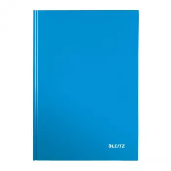 Leitz Notebook WOW A4 Squared with hardcover 90g/80sheets, Blue, A4, 80 sheets, 80 g/m², Squared paper, Hardcover