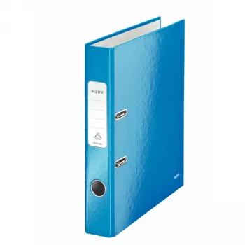 Leitz Lever Arch File 180° WOW POB/Laminated A4/50mm, A4, Carton, Blue, 350 sheets, 80 g/m², 5 cm