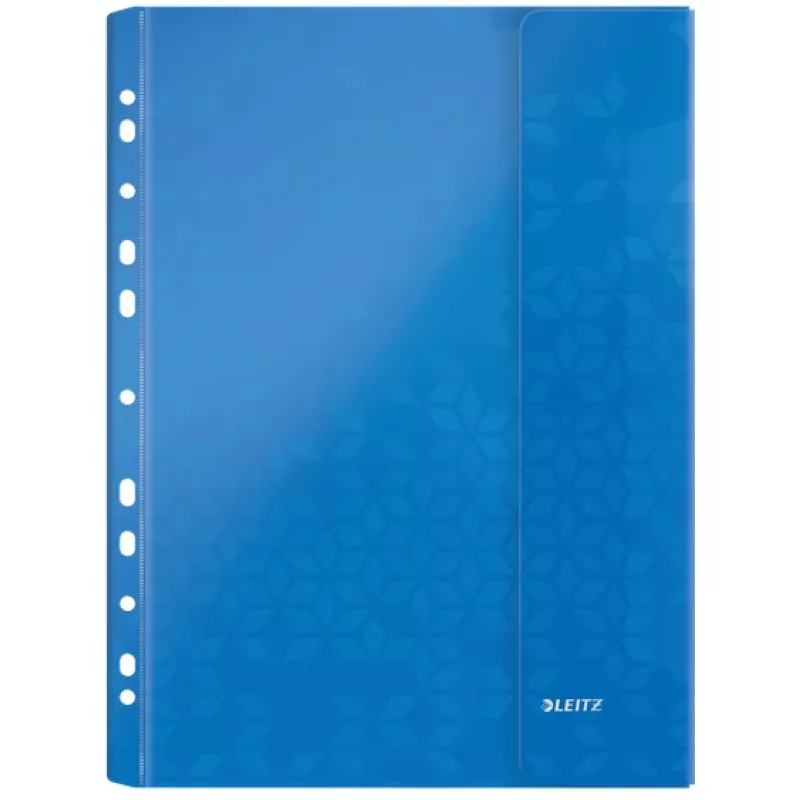 Leitz Pocket w. flap WOW A4 PP assorted, A4, Assorted colours, Polypropylene (PP), 0.2 mm, 235 mm, 4 mm
