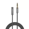 Lindy 5m 3.5mm Extension Audio Cable, Cromo Line, 3.5mm, Male, 3.5mm, Male, 5 m, Anthracite