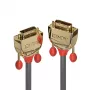 Lindy 3m DVI-D Dual Link Cable, Gold Line, 3 m, DVI-D, DVI-D, Male, Male, Grey