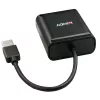 Lindy 60m 4 Port USB 2.0 Cat.6 Extender, USB 2.0, RJ-45, USB 2.0, Black, Metal, 52 mm, 60 mm