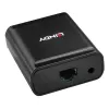 Lindy 60m 4 Port USB 2.0 Cat.6 Extender, USB 2.0, RJ-45, USB 2.0, Black, Metal, 52 mm, 60 mm
