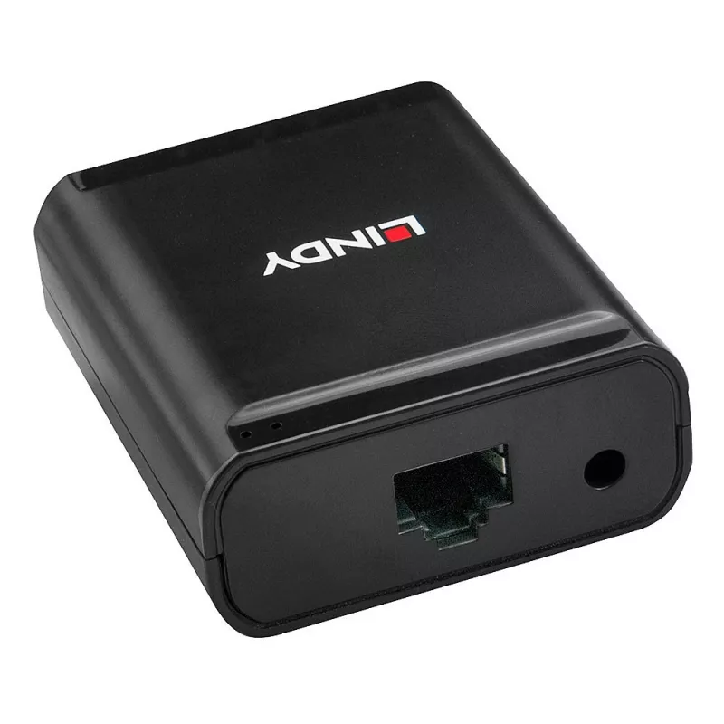 Lindy 60m 4 Port USB 2.0 Cat.6 Extender, USB 2.0, RJ-45, USB 2.0, Black, Metal, 52 mm, 60 mm