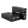Lindy 100m 2 Port USB 2.0 Cat. 6 Extender, AV transmitter & receiver, 100 m, Wired, Black