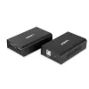 Lindy 100m 2 Port USB 2.0 Cat. 6 Extender, AV transmitter & receiver, 100 m, Wired, Black