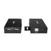 Lindy 100m 2 Port USB 2.0 Cat. 6 Extender, AV transmitter & receiver, 100 m, Wired, Black