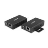 Lindy 100m 2 Port USB 2.0 Cat. 6 Extender, AV transmitter & receiver, 100 m, Wired, Black