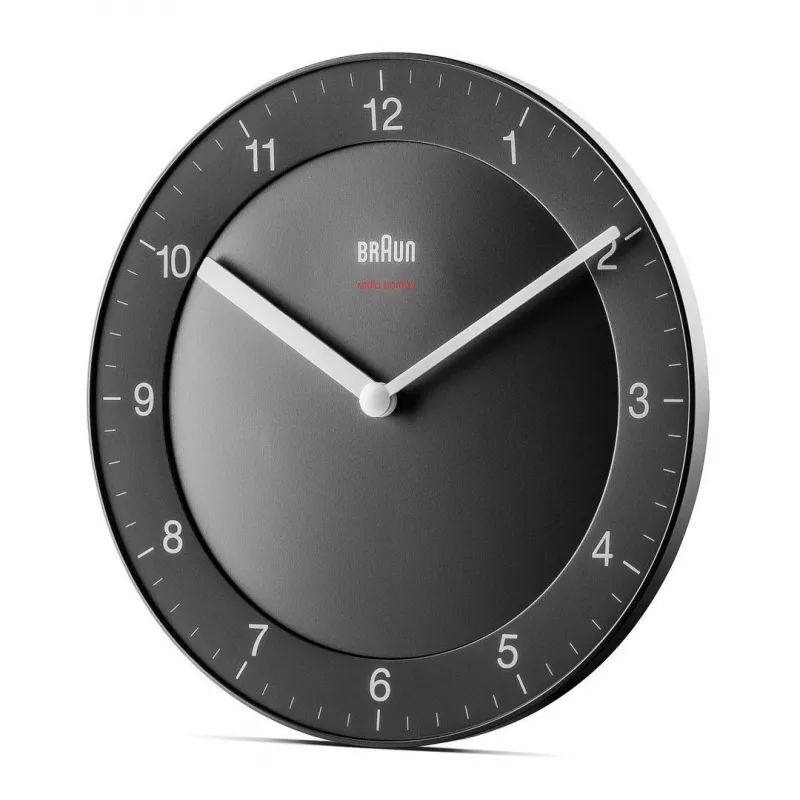 Braun BC06B-DCF Quartz clock Circle Black